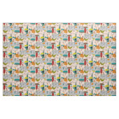 Mitte- des Jahrhundertsmodernes Stoff (Fat Quarter (45,7 x 55,9 cm))