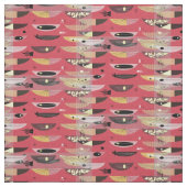 Mitte- des Jahrhundertsmodernes Stoff (Muster)