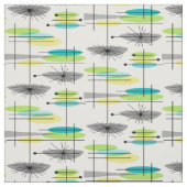 Mitte- des Jahrhundertsmodernes Stoff (Muster)