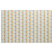 Mitte- des Jahrhundertsmodernes wunderliches Stoff (Yard (91,4 cm))