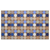 Mitte- des Jahrhundertsriesige Punkte, Taupe, Stoff (Fat Quarter (45,7 x 55,9 cm))