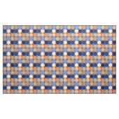 Mitte- des Jahrhundertsriesige Punkte, Taupe, Stoff (Yard (91,4 cm))