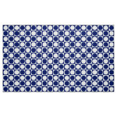 Mitte- des Jahrhundertsschachbrett - Marine und Stoff (Fat Quarter (45,7 x 55,9 cm))