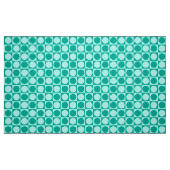 Mitte- des Jahrhundertsschachbrett - Türkis u. Stoff (Fat Quarter (45,7 x 55,9 cm))