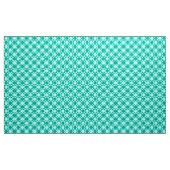 Mitte- des Jahrhundertsschachbrett - Türkis u. Stoff (Yard (91,4 cm))
