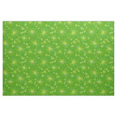 Mitte des Jahrhundertssputnik-Muster, Olivgrün Stoff (Fat Quarter (45,7 x 55,9 cm))
