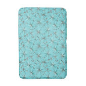 Mitte des Jahrhundertssputnik-Muster, Robins Badematte (Vorderseite Vertikal)