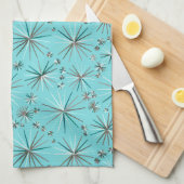 Mitte des Jahrhundertssputnik-Muster, Robins Handtuch (Viertel Falte)