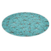 Mitte des Jahrhundertssputnik-Muster, Robins Schneidebrett (Ecke)