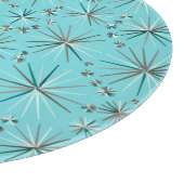 Mitte des Jahrhundertssputnik-Muster, Robins Schneidebrett (Ecke)