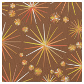 Mitte des Jahrhundertssputnik-Muster, Stoff (Nahaufnahme)