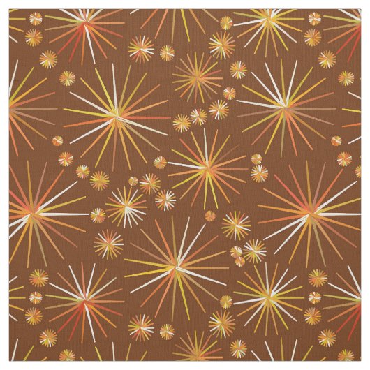 Mitte des Jahrhundertssputnik-Muster, Stoff (Muster)