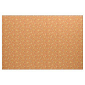 Mitte des Jahrhundertssputnik-Muster, Terrakotta Stoff (Yard (91,4 cm))