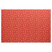 Mitte des Jahrhundertssputnik-Muster, tiefrot Stoff (Yard (91,4 cm))