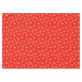 Mitte des Jahrhundertssputnik-Muster, tiefrot Tischdecke (Vorderseite (Horizontal))