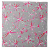 Mitte des JahrhundertsSputnikmuster, -GRAU und Fliese (Vorderseite)