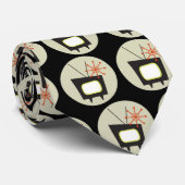 MITTE- DES JAHRHUNDERTSVintage FERNSEHKrawatte Krawatte (Gerollt)