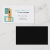 Mitte- des JahrhundertsVisitenkarte Visitenkarte (Vorne/Hinten)