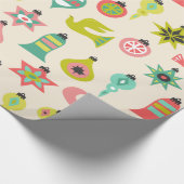 Mitte- des Jahrhundertsvogel-und Geschenkpapier (Ecke)