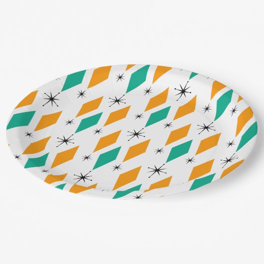 Mitte- des pappteller (Schrägansicht)