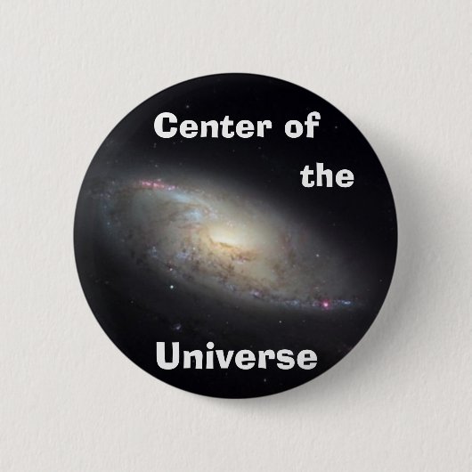 Mitte des Universums Button (Vorderseite)
