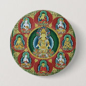 Mitte einer Taizokai Mandala Button (Vorderseite)