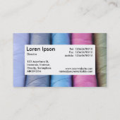 Mitte-Etikett v4 - Rollen aus Baumwolle Visitenkarte (Rückseite)