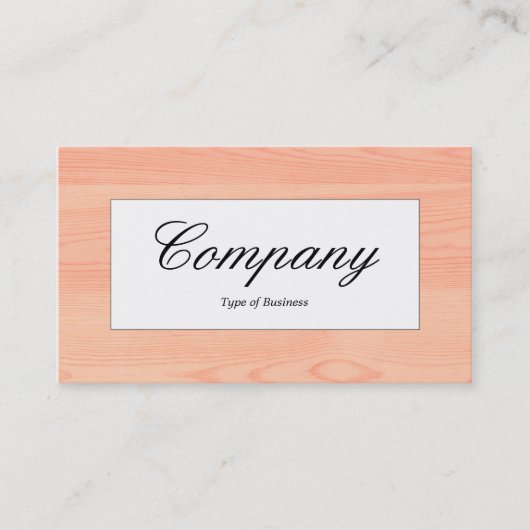 Mitte - Holz 05 Visitenkarte (Vorderseite)