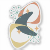 Mitte Jahrhundert Aufkleber (Vorderseite)