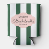 Mitte Jahrhundert Cabana Streifen Bachelorette/Bri Dosenkühler (Vorderseite)