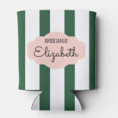 Mitte Jahrhundert Cabana Streifen Bachelorette/Bri Dosenkühler (Rückseite)