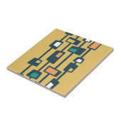 Mitte Jahrhundert Funky Blocks gelb Fliese (Seite)