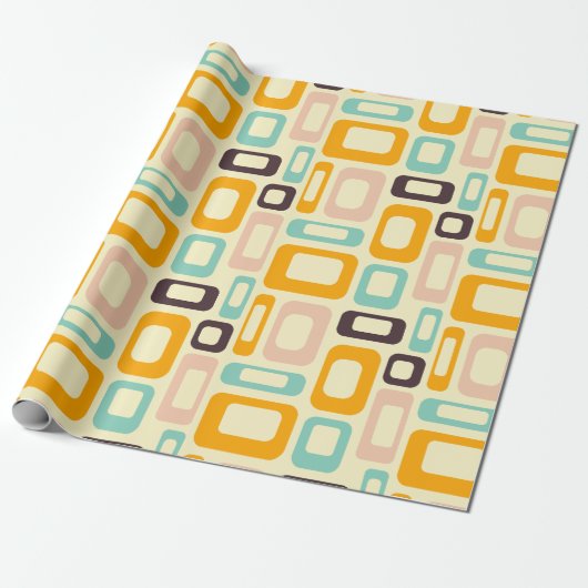 Mitte Jahrhundert Geschenkpapier (Ungerollt)