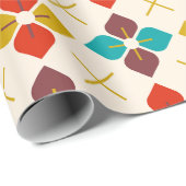 Mitte Jahrhundert Geschenkpapier (Rolleneckpunkt)