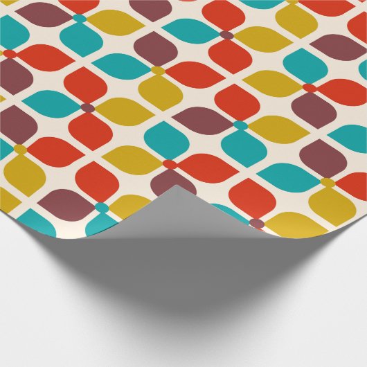 Mitte Jahrhundert Geschenkpapier (Ecke)