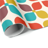 Mitte Jahrhundert Geschenkpapier (Rolleneckpunkt)