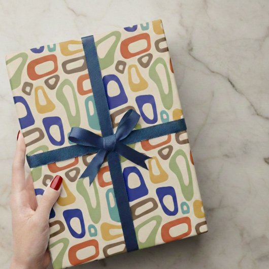 Mitte Jahrhundert Geschenkpapier