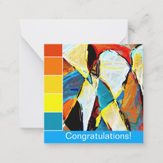 Mitte Jahrhundert Graffiti Mitteilungskarte (Vorderseite)