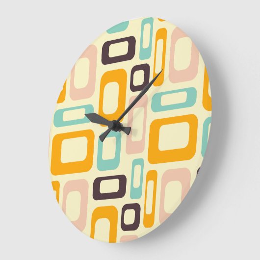 Mitte Jahrhundert Große Wanduhr (Winkel)