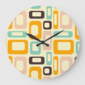 Mitte Jahrhundert Große Wanduhr (Vorderseite)