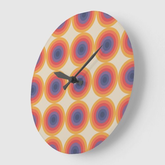 Mitte Jahrhundert Große Wanduhr (Winkel)