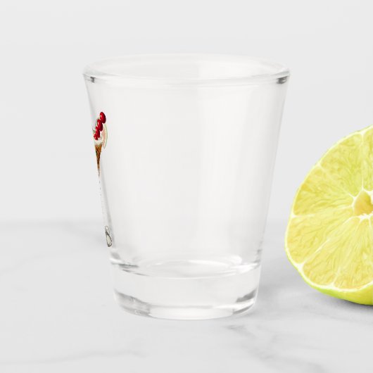 Mitte Jahrhundert Moderne Weihnachtslieder Martini Schnapsglas (Rechts)