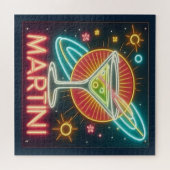 Mitte Jahrhundert Neon Martini Signi Puzzle (Horizontal)