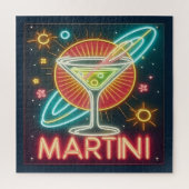 Mitte Jahrhundert Neon Martini Signi Puzzle (Vertikal)