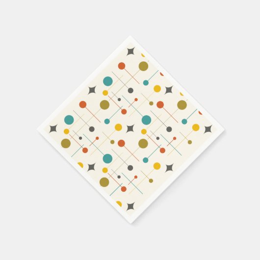 Mitte Jahrhundert Serviette (Ecke)