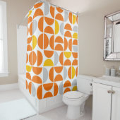 Mitte Jahrhundert Sonnenklippen Duschvorhang (Beispiel)