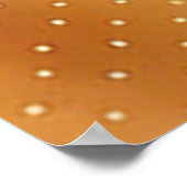 Mitte Jahrhundert Terracotta Brown und Beige Poster (Ecke)