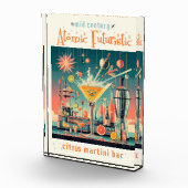 Mitte Jahrhunderts Atomusiontic Citrus Martini Bar Fotoblock (Rechts)