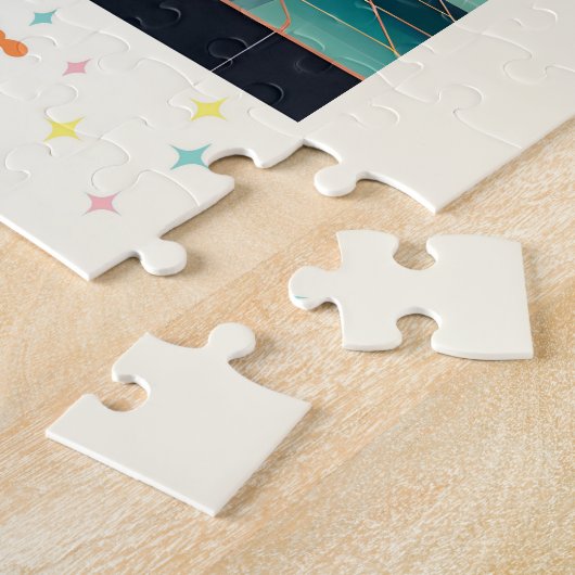 Mitte Jahrhunderts Atomusiontic Citrus Martini Bar Puzzle (Seite)