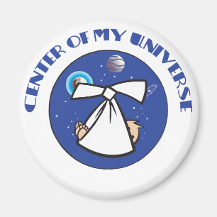 Mitte meines Universums Magnet